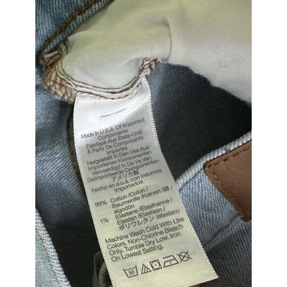 Madewell The Perfect Vintage Flare Jean in Delavan Wash Blue 25x32 - Picture 6 of 9